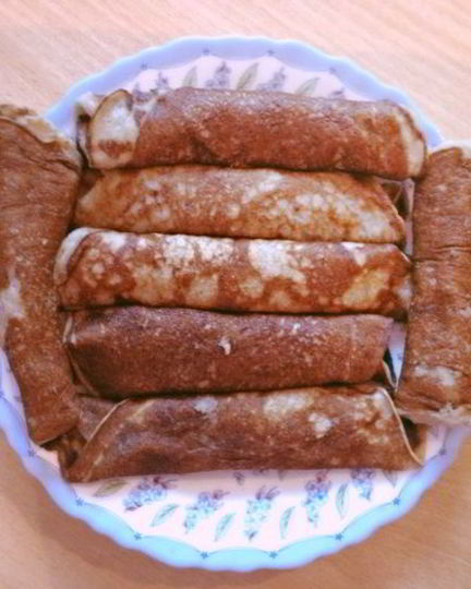 Рецепт банановых блинчиков