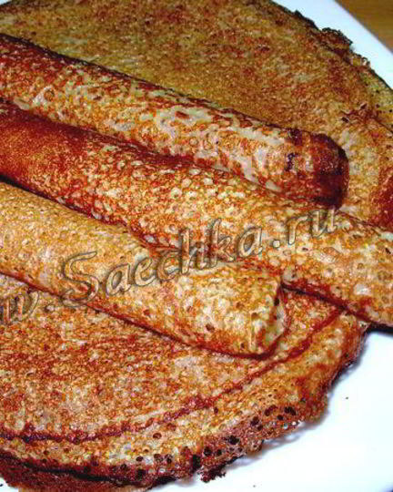 Рецепт блинчиков на кефире