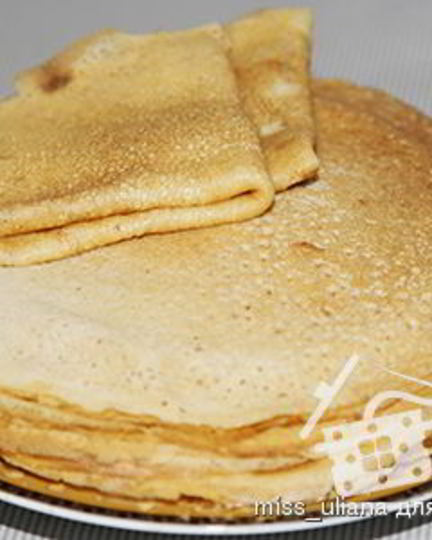 Рецепт блинчиков на молоке любимые