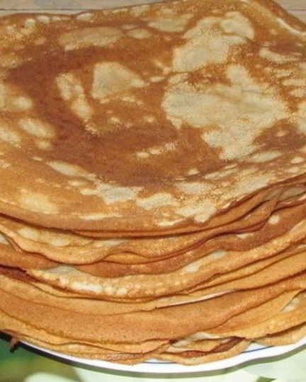 Рецепт блинчиков на сметане