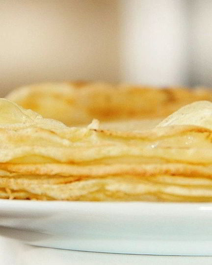 Рецепт блинчиков на воде