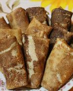 Блинчики с пикантным творогом