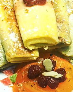 Блинчики с творогом