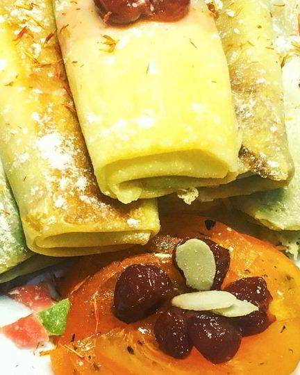 Рецепт блинчиков с творогом