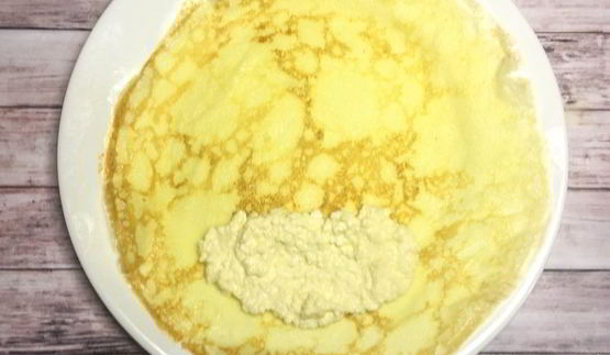 блинчики с творогом