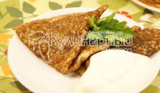 блины кислые