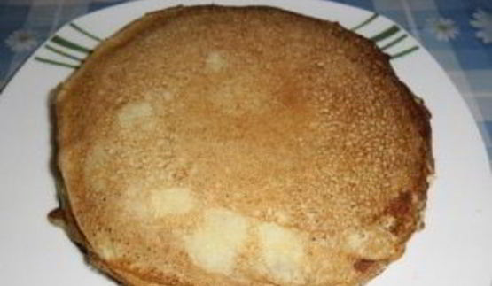 блины на кефире тонкие с дырочками