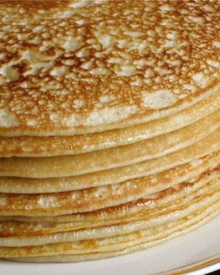 Рецепт блинов на кислом молоке толстые