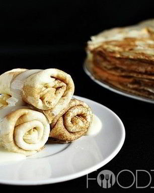 Блины на минеральной воде