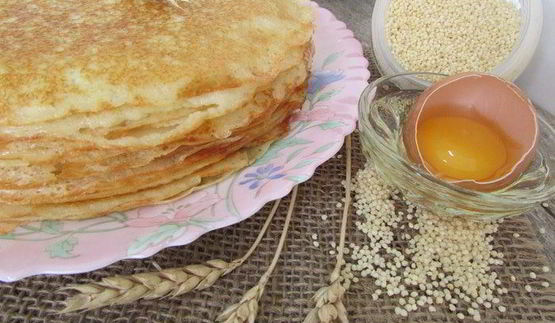 блины на пшенной каше