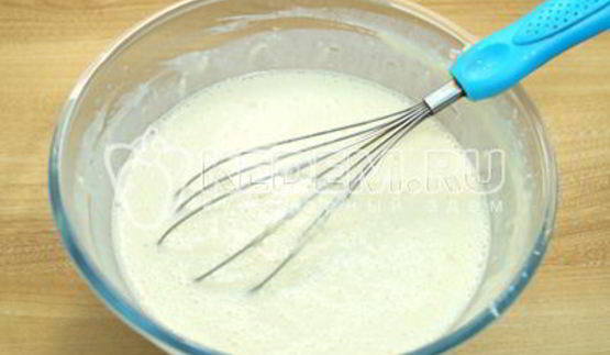 блины с фаршем и морковью по-корейски