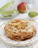 Блины яблочные