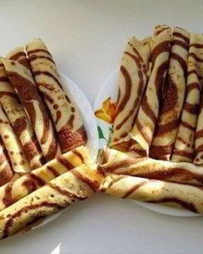 Полосатые блинчики Зебра