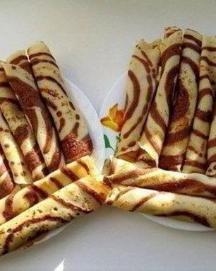 Полосатые блинчики Зебра