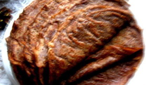 праздничные шоколадные блинчики с творогом