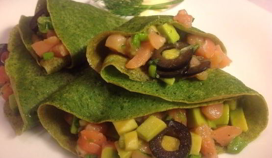 шпинатные блинчики