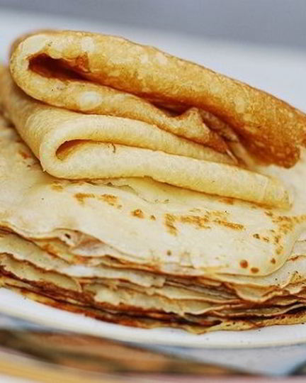 Рецепт тоненьких блинчиков на молоке с яйцами