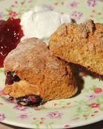 Булочки с голубикой