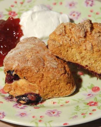 Рецепт булочек с голубикой