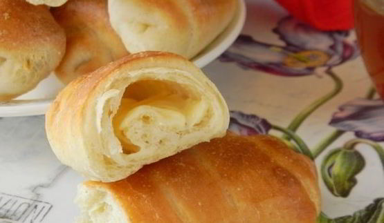 булочки с плавленным сыром