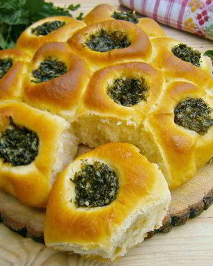 Булочки с пряным сливочным маслом