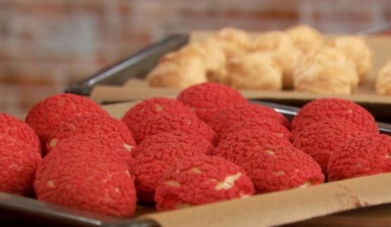 булочки шу с крамблом