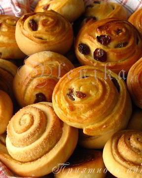 Булочки-улитки с корицей