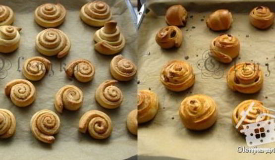 булочки-улитки с корицей