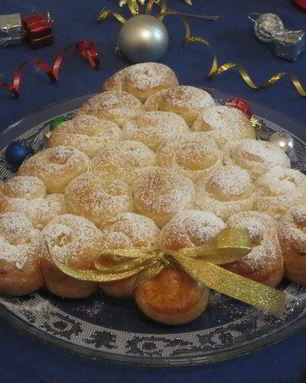 Булочки ванильные Елочка