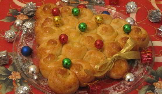 булочки ванильные елочка