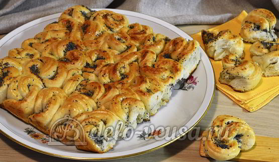 дрожжевые булочки с маком