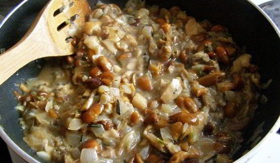 картофельные ватрушки с грибным фаршем