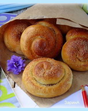 Плюшки с коричным сахаром