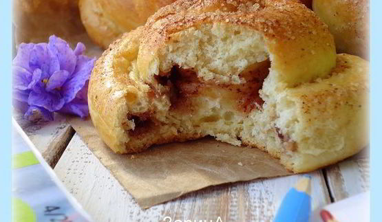 плюшки с коричным сахаром