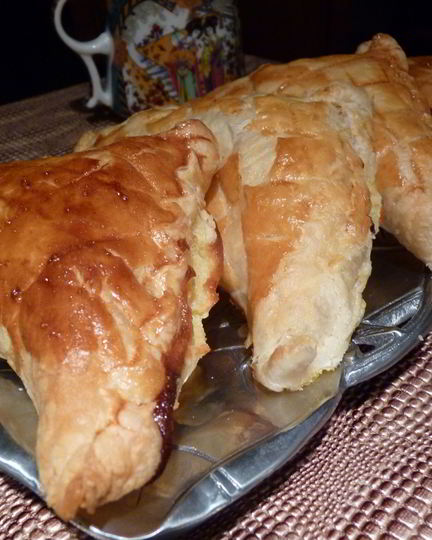 Рецепт слоеных булочек с миндальной начинкой