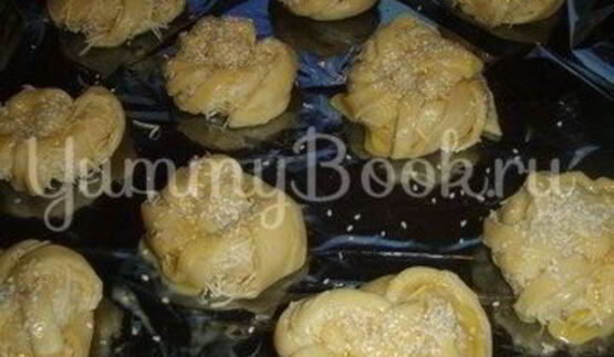 турецкие булочки с сезамом