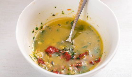 творожные булочки с чесноком и базиликом