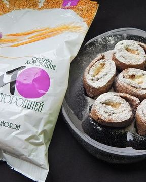 Творожные булочки с пшеничными отрубями