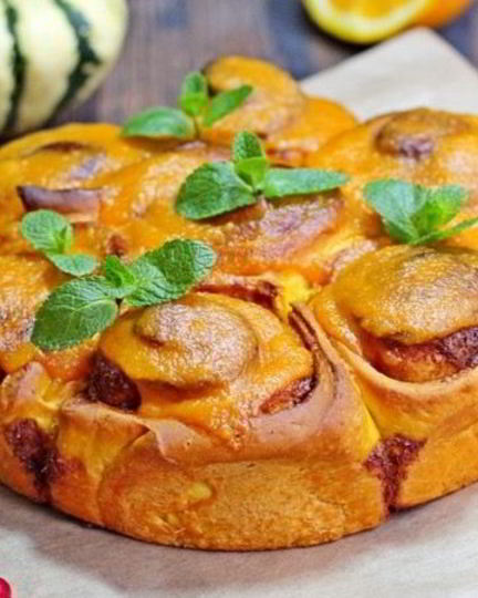 Рецепт тыквенных булочек с корицей