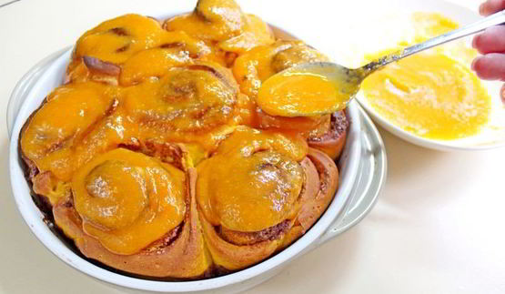 тыквенные булочки с корицей