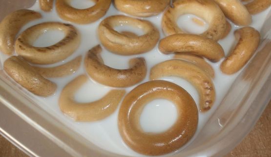 ватрушки из сушек с творогом