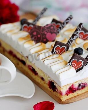 Аля чизкейк с меренгой