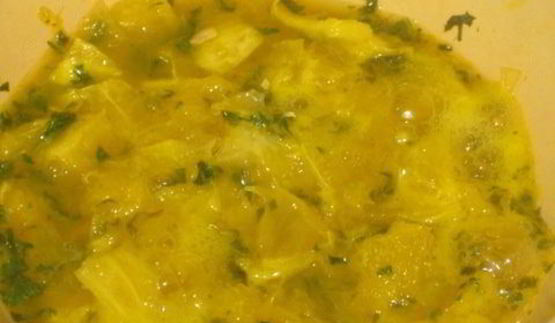 апельсиново-мятный чизкейк