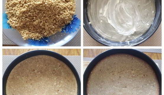 чизкейк с ежевикой