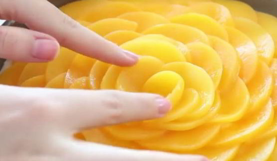 чизкейк с персиками