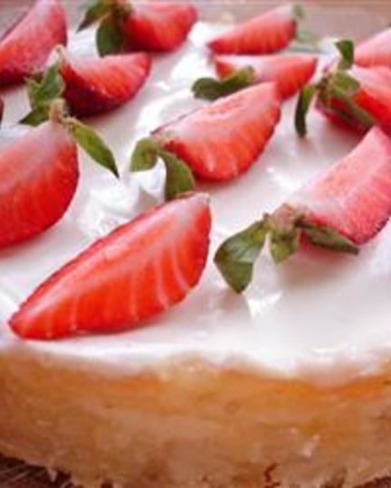 Рецепт чизкейка с ревенем