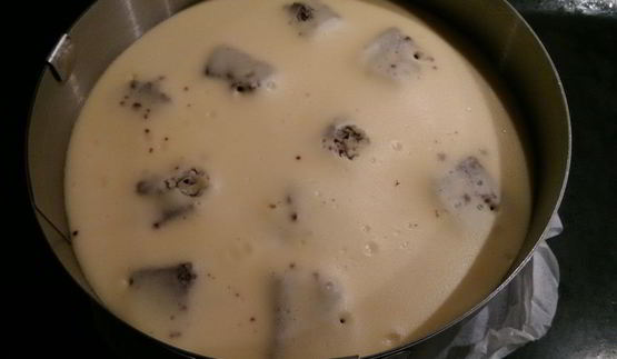 чизкейк с шоколадным бисквитом