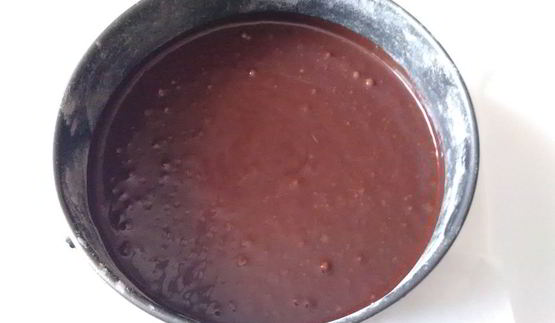 чизкейк с шоколадным бисквитом