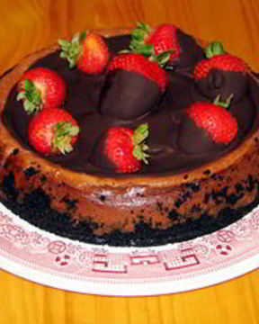 Чизкейк с шоколадом