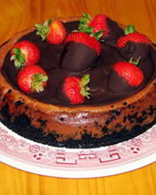 Чизкейк с шоколадом